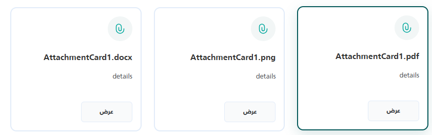 Attachment Card
